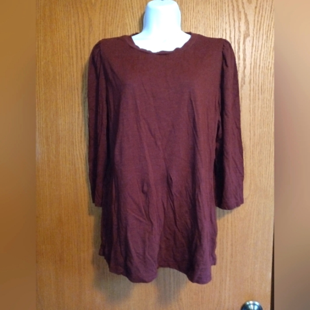 Maurice's 3/4 sleeve shirt size L